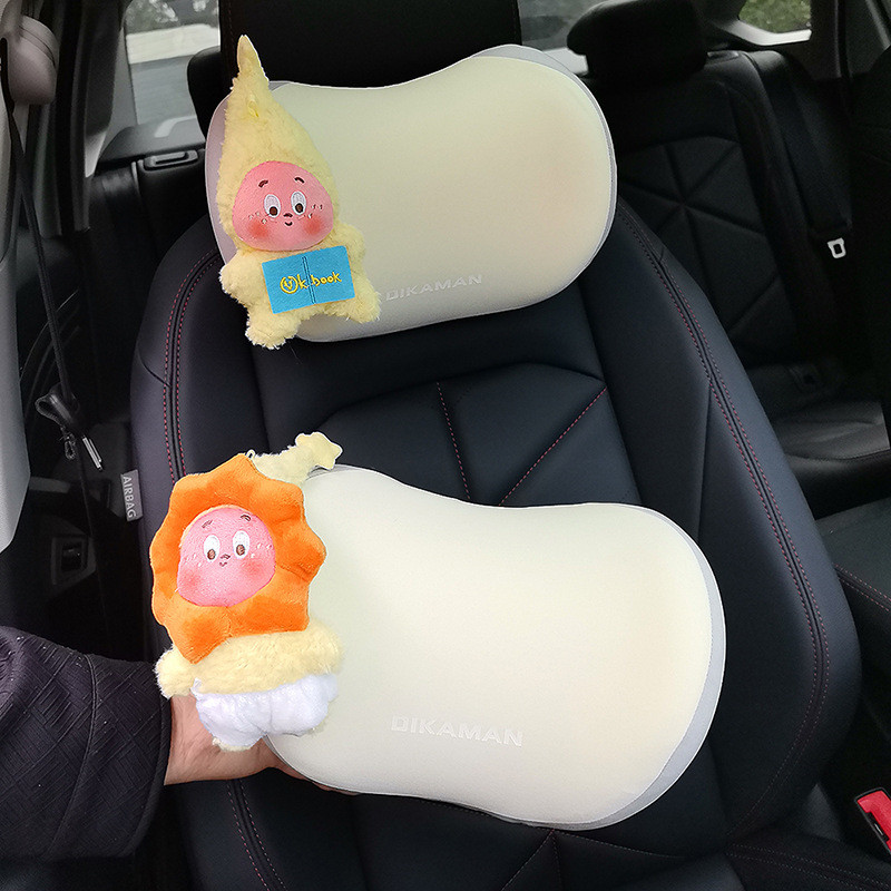 New Inner XINGX Memory Foam Headrest Car Pillow Seat Automotive Headrest K7XD