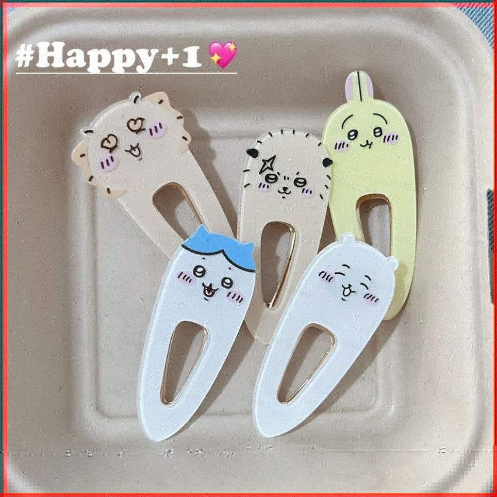 กิ๊บติดผมอะคริลิคแบบน่ารัก BY2 Chikawa สำหรับแต่งผม