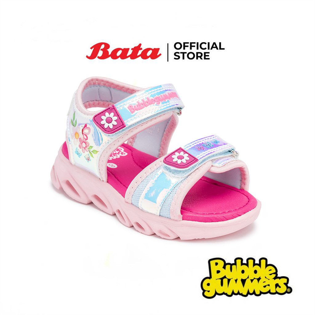 Bata บาจา BBG รองเท้ารัดส้น แบบสวม สำหรับเด็กผู้หญิง รุ่น ZAPPOS_S225 สีเงิน รหั