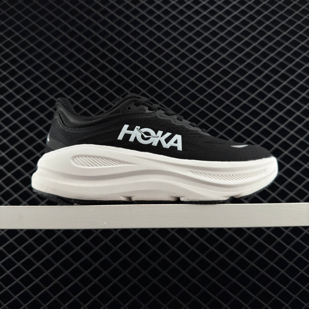 3EP5 ของแท้ 100% ยี่ห้อใหม่ HOKA ONE ONE Bondi 9 Shock Absorbing รองเท้าวิ่งสําหรับชายสุภาพสตรีกีฬาร
