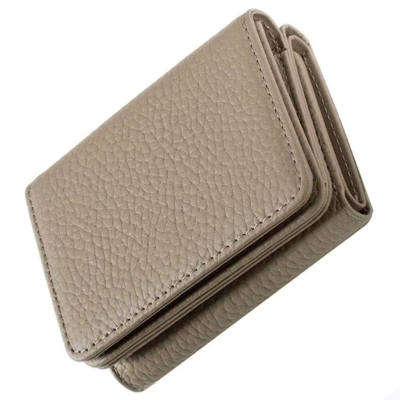 perota brand กระเป๋าสตางค์ผู้หญิงอเนกประสงค์สไตล์ญี่ปุ่นกระเป๋าสตางค์หนังแท้แบบสั้นกระเป๋าสตางค์หนัง