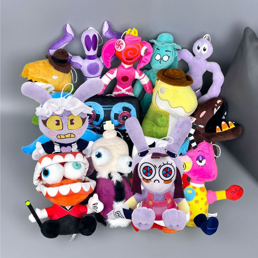Amazing Digital Circus การ์ตูนอะนิเมะของเล่นตุ๊กตา Plushies ตุ๊กตา