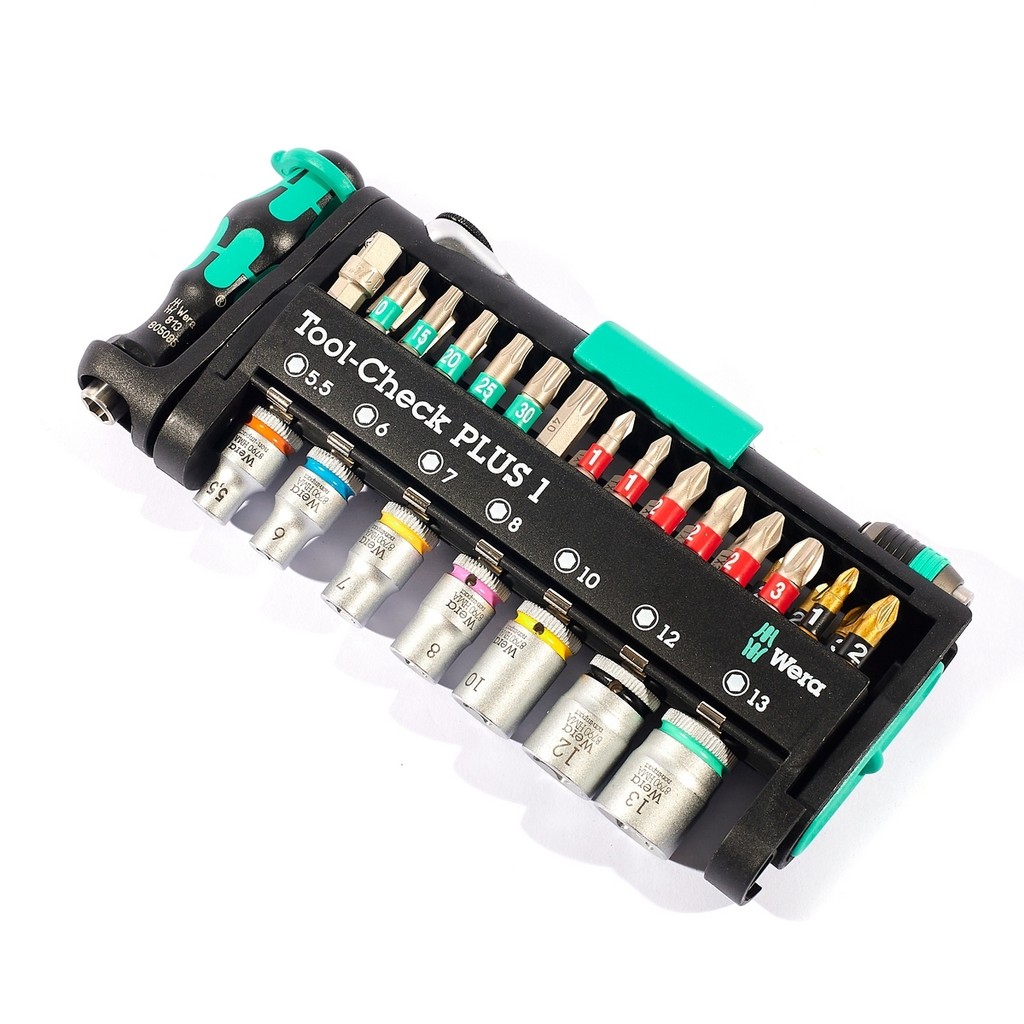 WERA ชุดไขควงและประแจ TOOLS-CHECK PLUS1 จำนวน 39 ชิ้น รหัส 05049055001 (เวร่า)