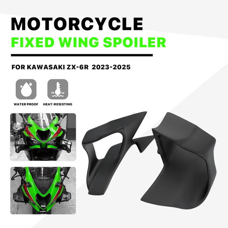 Nev Fairing ปีกคงที่สําหรับ Kawasaki ZS-6R ZS6R ZS 6R อุปกรณ์เสริมรถจักรยานยนต์ดัดแปลง Aerodynamic W