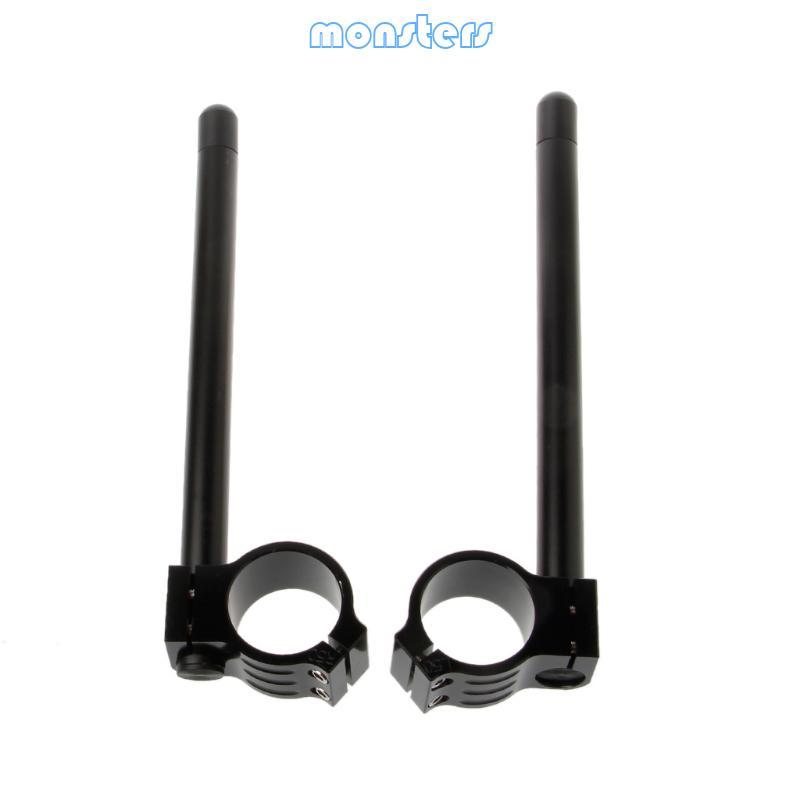 Mon รถจักรยานยนต์ Clip-on Handlebar Handle Bar CNC ส้อมหลอดสําหรับ Cafe Racer Moto 1 P