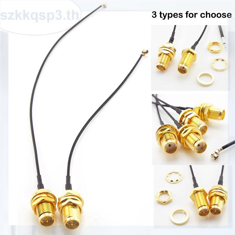 SMA หญิง RP SMA หญิง uFL/u.FL/IPX/IPEX UFL RG1.13 มม.เสาอากาศ RF สายบัดกรี IPX Extension Connector W