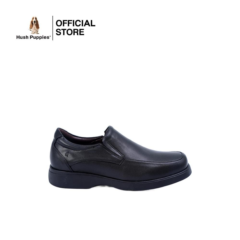 Hush Puppies รองเท้าผู้ชาย รุ่น HP 8HDFPP355A - สีดำ (รองเท้าทางการหนังสังเคราะห์ แบบสวม)