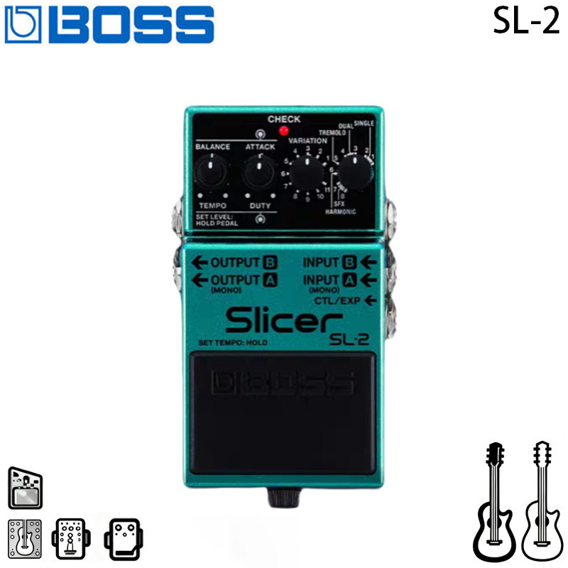 BOSS SL-2 Slicing Single Block Effect Unit กีตาร์ไฟฟ้าสเตอริโอ Slicing Effect SL2 Effect Unit Roland