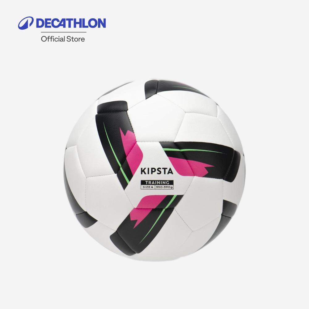 Decathlon Machine-Stitched Football Training Ball ลูกฟุตบอลที่เย็บด้วยเครื่องจักรสำหรับฝึกซ้อมเบอร์ 4 - White
