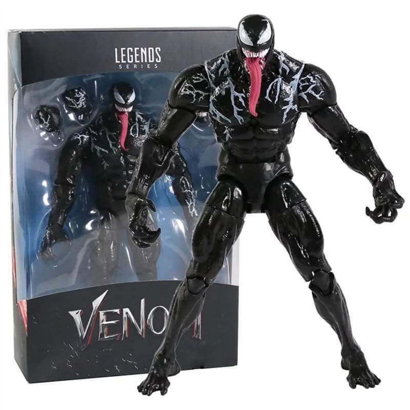 Venom Venom 2 Massacre ของเล่นตุ๊กตาภาพยนตร์รุ่นรูป Joint Movable ชุดตกแต่ง Marvel ตุ๊กตาของขวัญ