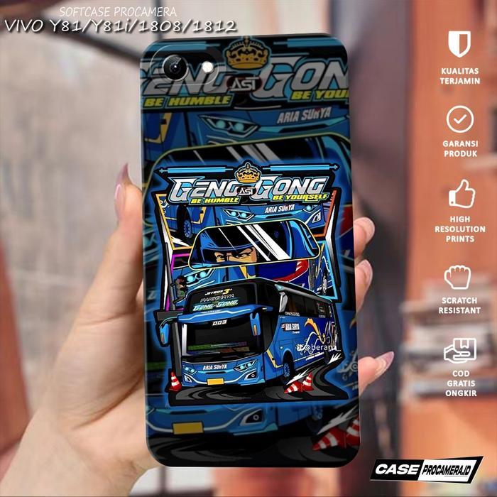 เคสที่รองรับสําหรับ VIVO Y81 Y81i 1808 1812 - เคส Procamera VIVO 2025 {เคส BUST} ซิลิโคน Hp - เคส Hp