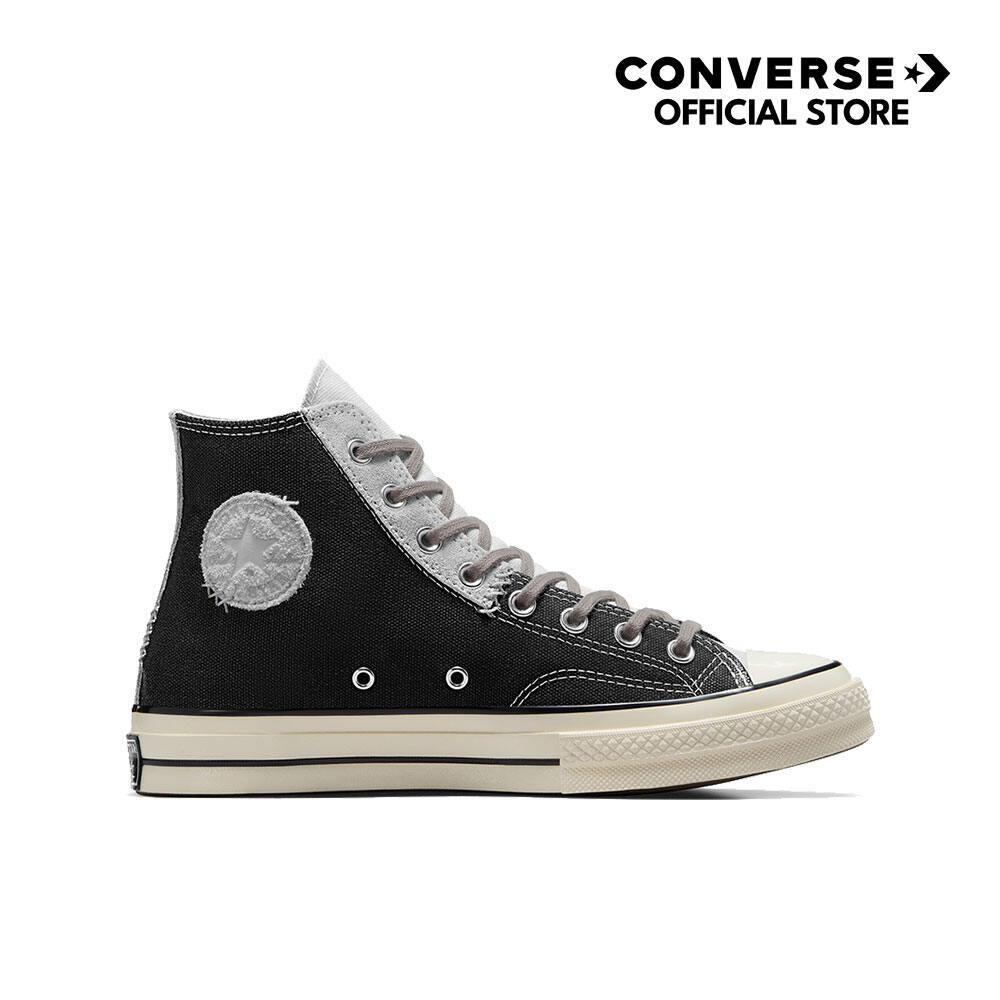 CONVERSE รองเท้า CHUCK 70 PLAY ON FASHION HI BLACK/GREY ผู้ชาย A06537CM_S4BKGY