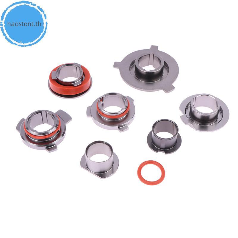 Haostont สําหรับ V7-9005/9006/9012/H11/H7/H4/H3/H1 โคมไฟ Retainer คลิปรถ LED ไฟหน้าหลอดไฟฐานอะแดปเตอร์ซ็อกเก็ต TH