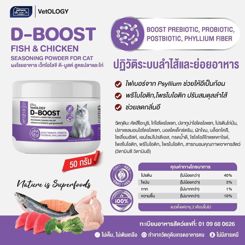 ผงโรยอาหาร VetOLOGY สำหรับแมวตั้งแต่อายุ 2 เดือนขึ้นไป [50g x 1 กระปุก] - รูปที่ 6
