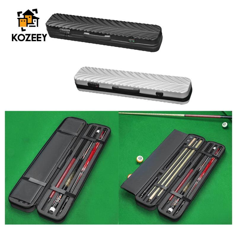 [KOZEEY] Pool Cue Case สําหรับ 1/2 Pool Cues Snooker Cue Storage Box ผู้ที่ชื่นชอบบิลเลียด