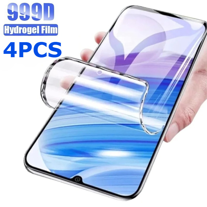 4PCS Anti scratch HD CLEARฟิล์มไฮโดรเจลสําหรับBLU Bold N1 N2 N3 C7 C7X F91 F92e S91 ProระเบิดAnti Sp