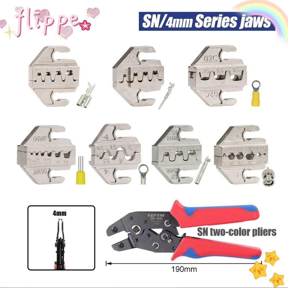 FIPE SN CRIMPING คีม Jaw, SN-2546B 02C Alloy CRIMPING คีมขากรรไกร, 48B 58B กว้าง 4 มม.06WF 2549 03H 