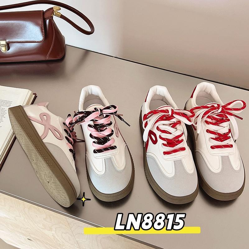 JSNB รองเท้าผ้าใบแฟชั่น LN8815 รองเท้าผู้หญิงน่ารัก สำหรับกีฬาและนักศึกษา รองเท้าคู่รัก รองเท้าลำลอง