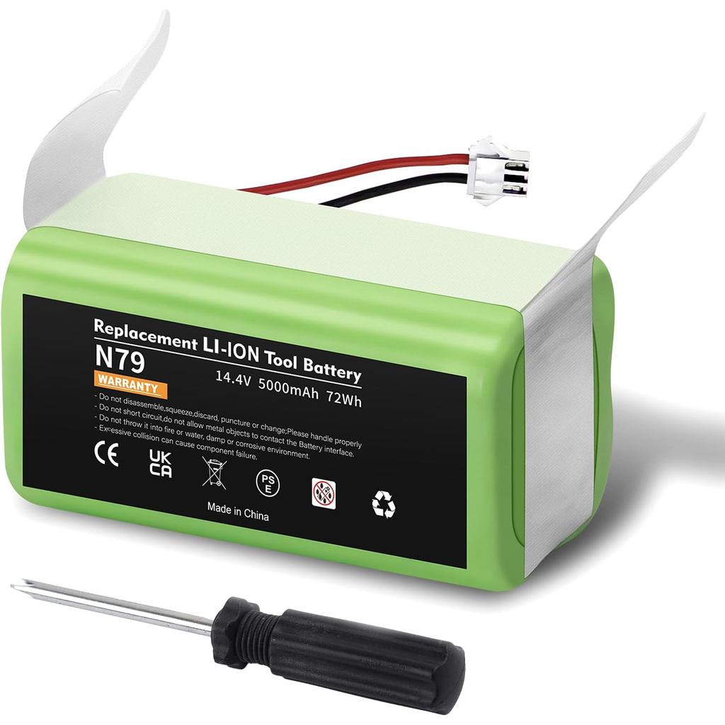 อัพเกรด 5000mAh 14.4v Li-ion แบตเตอรี่สําหรับ Ecovacs Deebot N79 N79S N79W deebot 500 DN622 DN622.11