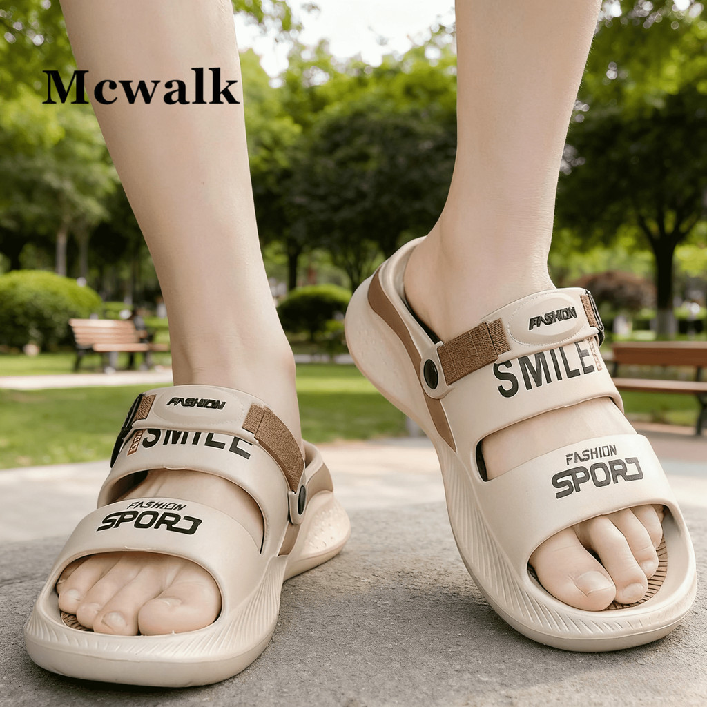 MCWALK|รองเท้าแตะ|EVA|กันแบคทีเรีย|กันของเหลว|ปลอดภัยกันลื่น|ทำงานกะยาวสบาย