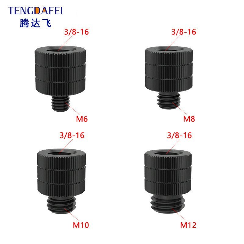 ขาตั้งกล้องแปลงสกรู 3/8 ถึง M6M8M10M12 กล้อง Gimbal Live Bracket อะแดปเตอร์อุปกรณ์ถ่ายภาพ S3N1