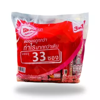 โอวัลตินแบบซอง 3in1 จำนวน 1 แพ็ค 33 ซอง โฉมใหม่
