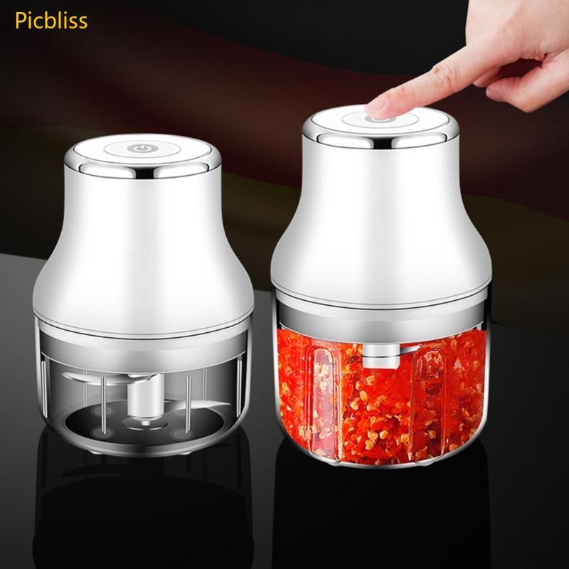 Picbliss Mini Chopper สําหรับผักและการประมวลผลอย่างรวดเร็วอุปกรณ์ครัว