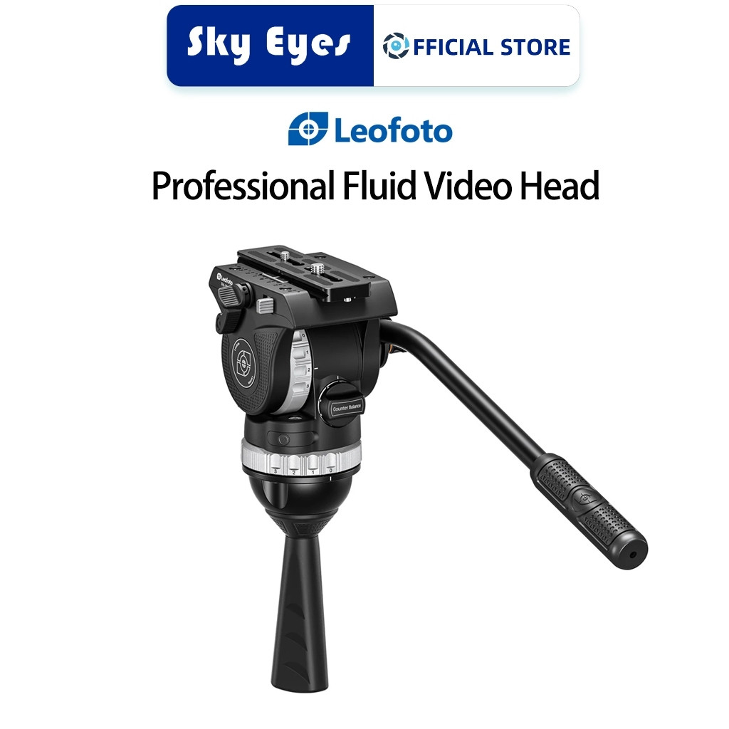 New ArrivalLegofoto FH-10 Fluid Video Head พร้อมแผ่นปลดเร็ว