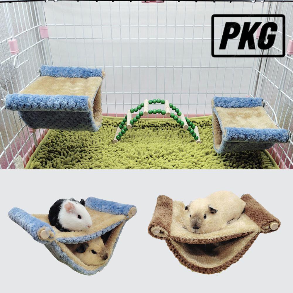 REPKG กรงหนูแฮมสเตอร์ไม้ Ferret หนูตุ๊กตาแขวนกระรอกเตียง