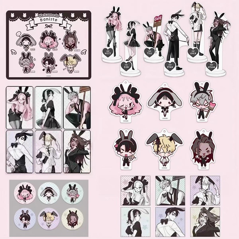 31 ชิ้น/เซ็ตอะนิเมะ 3rd Anniversary Alien Stage กระเป๋าของขวัญนําโชค Mizi Suae Ivan Till Hyuna Luka 