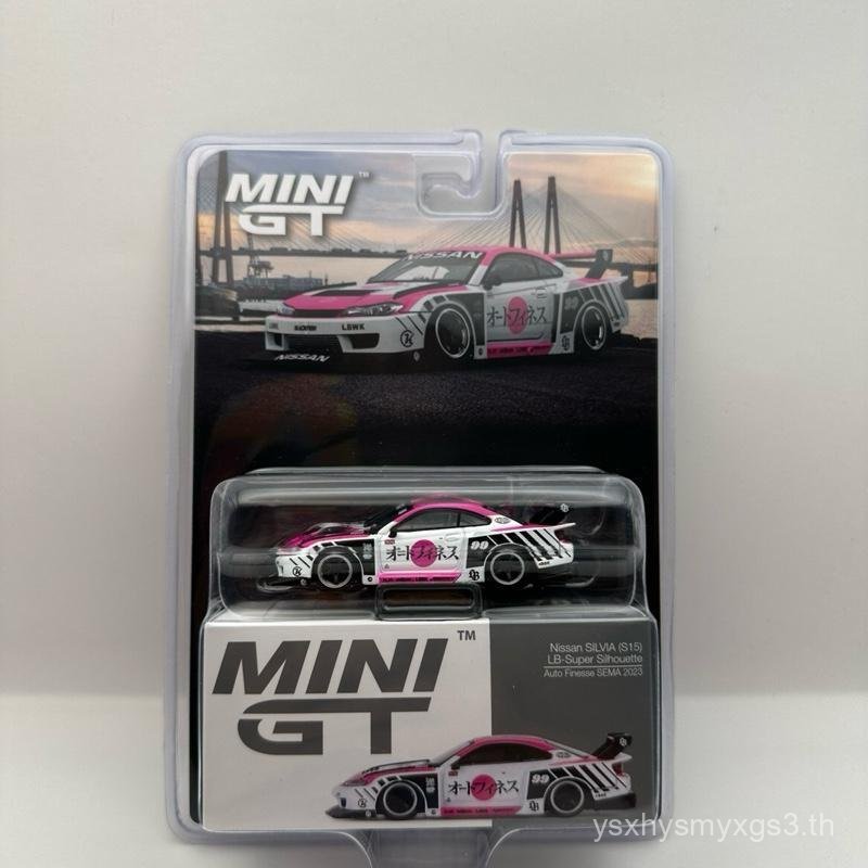 2023 Mini GT Nissan Sylvia (S15) LB Super Contour Car Sema ประณีต