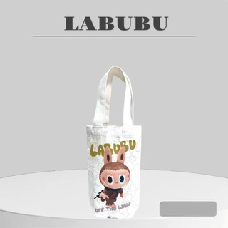 กระเป๋าใส่แก้วน้ำ พร้อมหูหิ้ว ลายการ์ตูน น่ารักๆ ผ้า ไม่ขาดง่าย ผ้าไม่ยืด