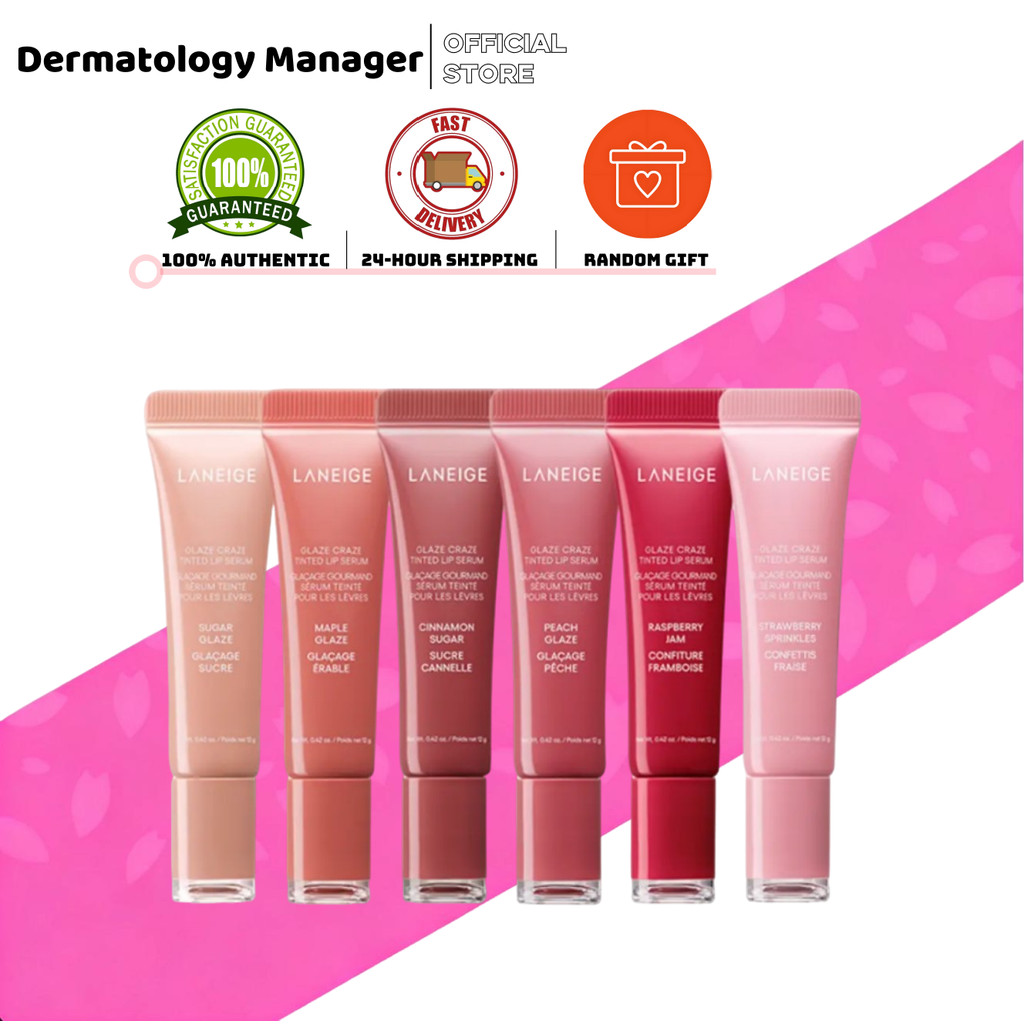 [LANEIGE] GLAZE CRAZE TINTED LIP SERUM 12g