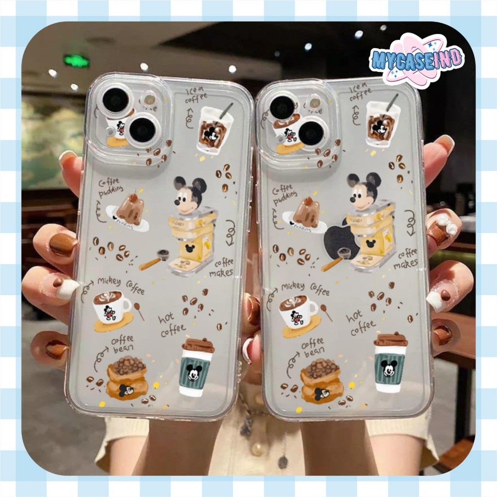 MICKEY COFFEE ANGEL EYE PRINTING กรณี oppo a60 a78 a83 a39 A57 2016 a38 a37 f7 f5 a18 a76 a96 a58 4G