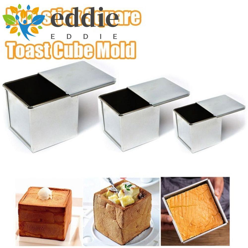EDIE แม่พิมพ์ขนมปัง DIY ทําขนมเค้กเครื่องมืออบขนาดเล็กกระทะก้อนเหล็กอลูมิไนซ์