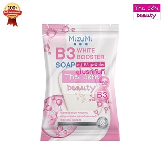 Mizumi B3 soap white booster " สบู่ก้อน มิซึมิ " ( 1 ก้อน 60 กรัม )