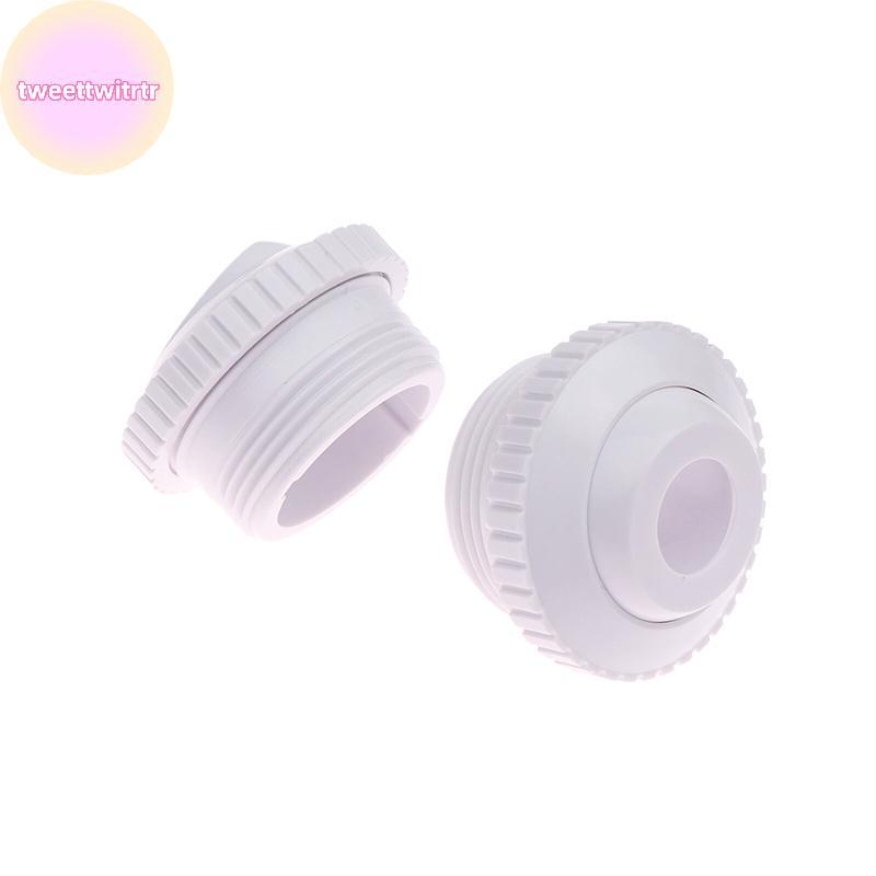 TRWITR หัวฉีดน้ำทรงตาปลาสำหรับสระว่ายน้ำและสปากับฟังก์ชัน Eyeball Inlet Jet ปรับทิศทางได้