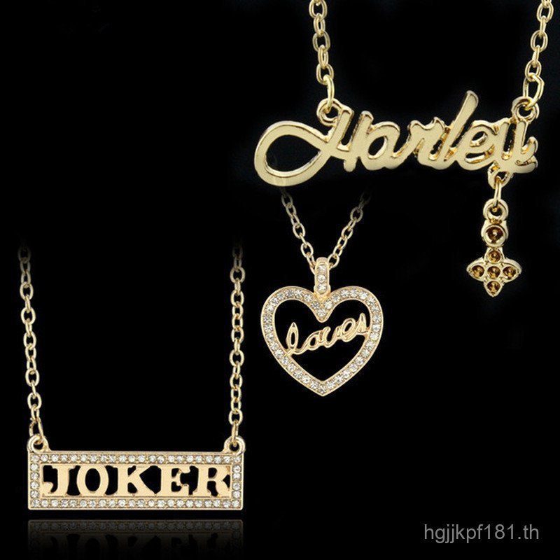 เครื่องประดับจี้คริสตัลเลซ สร้อยคอมุกหัวใจทองคำ CWK6