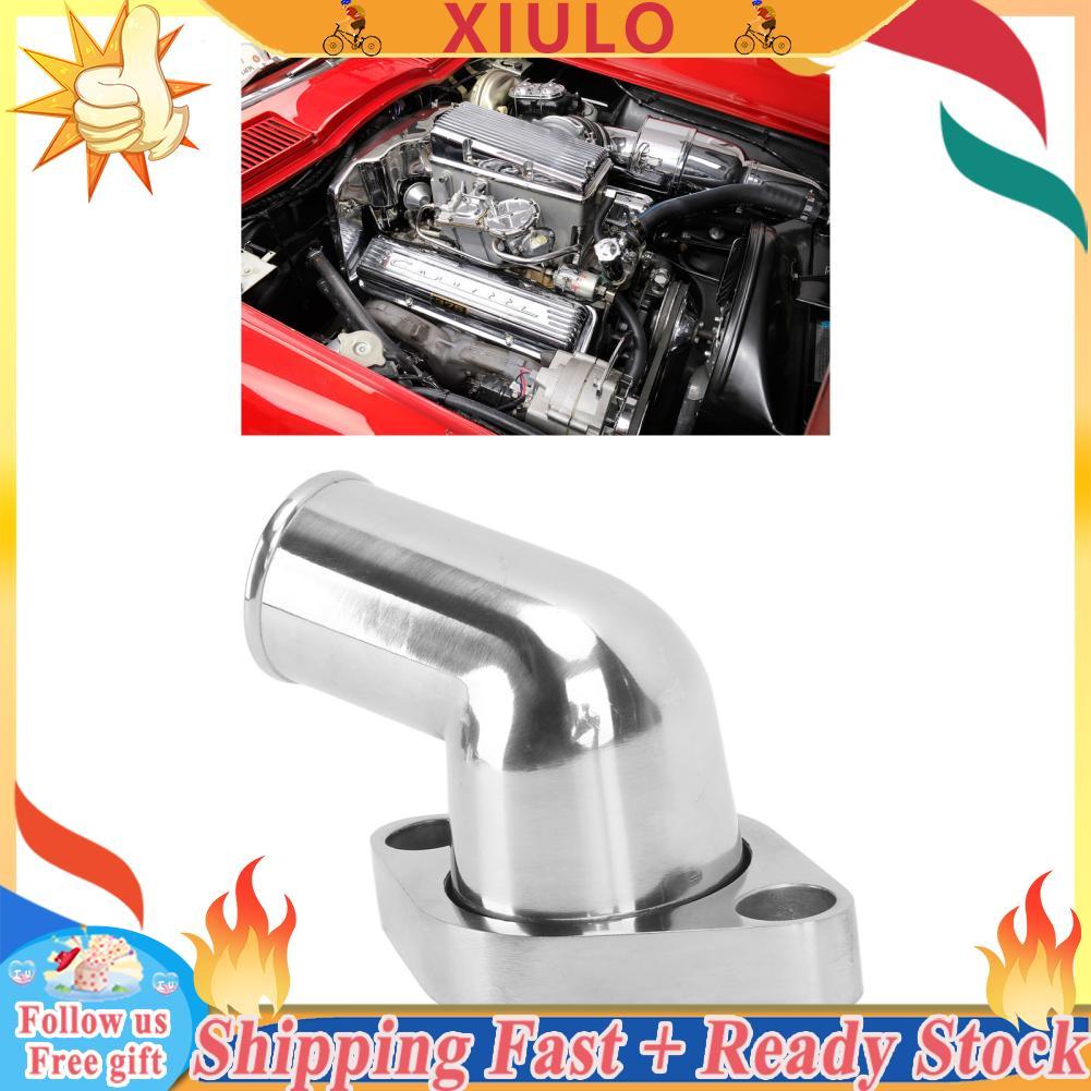Xiulo Xiulo Thermostat Housing Kit 8459BK Heavy Duty 15 ° อลูมิเนียมหมุนคอน้ำสำหรับ BBC 283 302 305 