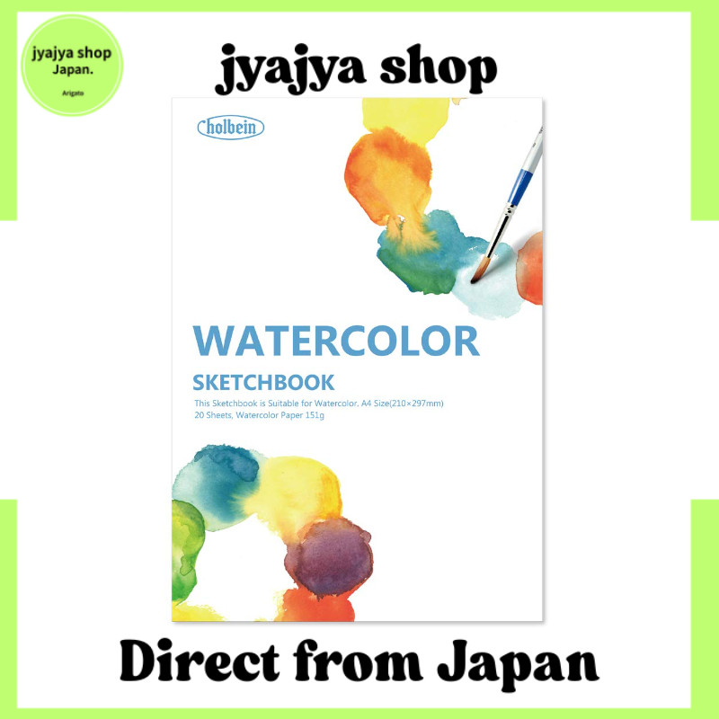 [Direct from Japan]Holbein Sketchbook for Specific Uses — Watercolor Book YWC-A4 Albireo Watercolor 