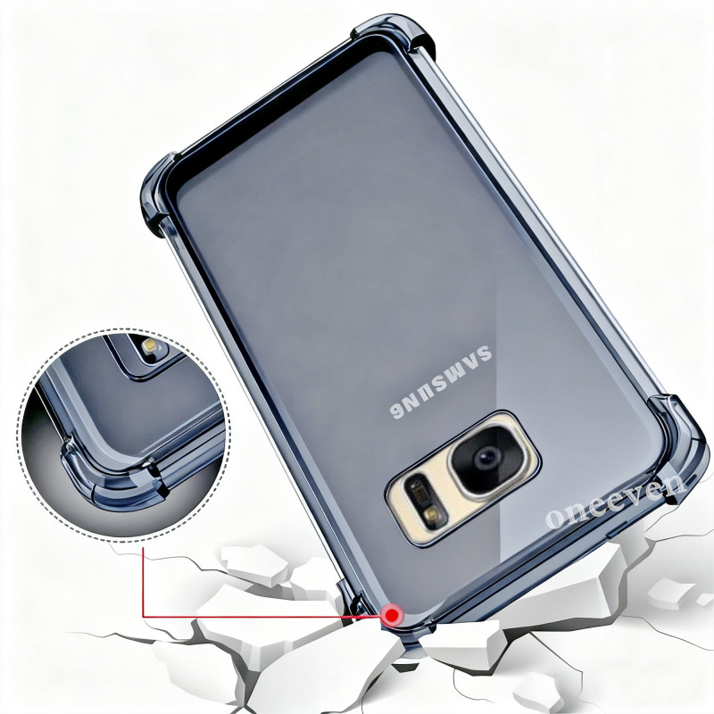 SAMSUNG เคสโทรศัพท์สําหรับSamsung Galaxy Note 5 5.7 นิ้วSM-N920 N9208 N920T N920Fซิลิโคนอ่อนนุ่มโปร่งแสงสีดําJellyกรณีโปร่งใสทหารเกรดAnti-Scratchทนปกหลัง