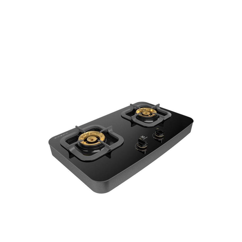ELECTROLUX - เตาแก๊สชนิดตั้งโต๊ะ 70 ซม. 2 หัว รุ่น ETG7286GKR สีดำ