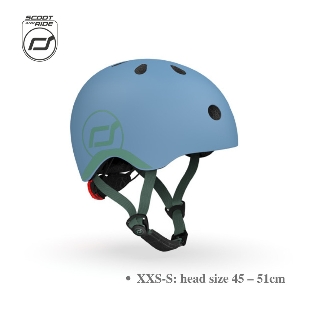 หมวกกันน็อค Scoot And Ride XXS-S - เหล็ก (45 – 51ซม.)