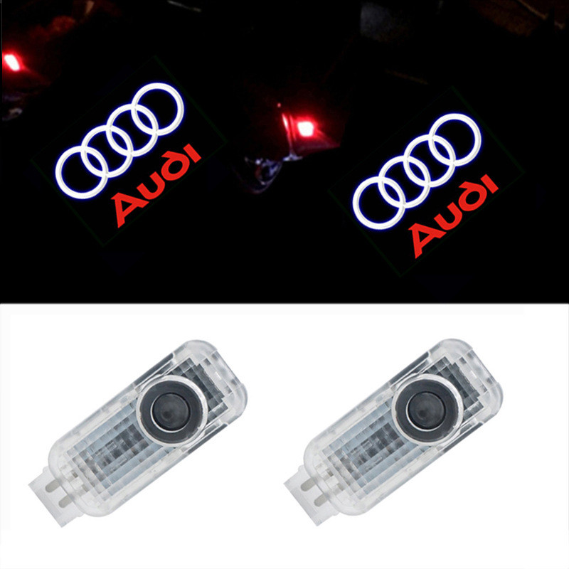 เหมาะสําหรับ Audi Audi ยินดีต้อนรับ A4LA5A6L Ambient Light A7A8LQ3Q5Q7 ประตูเลเซอร์ Projection Light