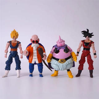 Dragon Ball อะนิเมะ Action Figure, Son Goku Son Gohan Vegeta Frieza Cell Piccolo Majin Buu Super Saiyan ตัวเลข, Multi-Jointed Shapeshift สะสมประกอบของเล่น