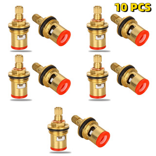 10 ชิ้น Faucet Valve Core วาล์วทองเหลืองก้านเซรามิกก๊อกน้ำปร…