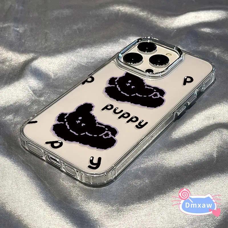 น่ารักสุนัขสีดําเคสโทรศัพท์สําหรับRealme GT 8 7 5 Pro 3 Neo 7X 7 6 5 SE 240W V70 V60 V60S V23 V23i 5