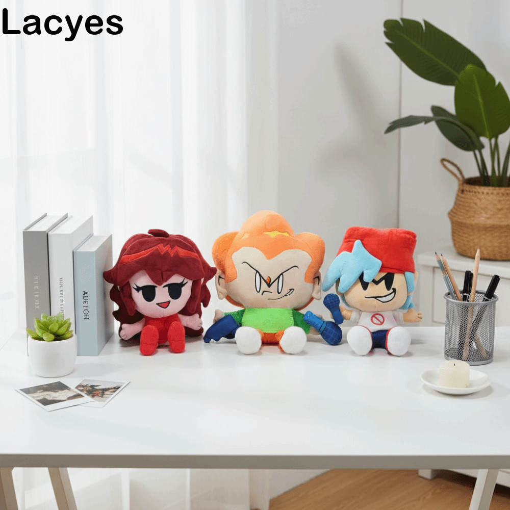 LACYES FNF Nene ของเล่นตุ๊กตา,ตุ๊กตาสัตว์การ์ตูน Pico Darnell ของเล่นตุ๊กตา, รอบของเล่นตุ๊กตาน่ารักน