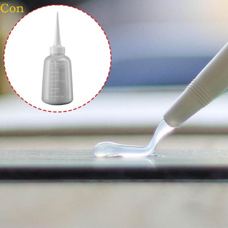 Con Squeeze Bottles 100ml150ml200ml250ml พลาสติกสําหรับกาวน้ํามันและล้างแอพพลิเคชั่น