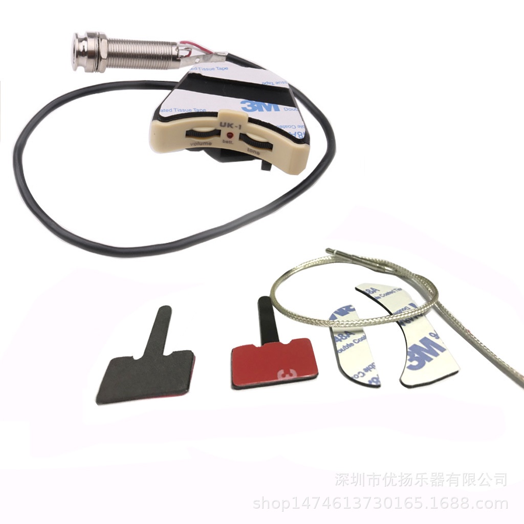 Ukulele Pickup Pickup Pickup Stick Ukulele EQ Playing Board Pickup Guitar รถกระบะสไตล์ใหม่